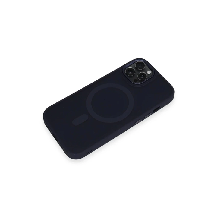 BFS  iPhone 14 Pro Max Kılıf Oslo Magsafe Kapak - Lacivert