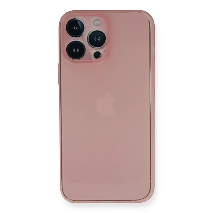 BFS  iPhone 14 Pro Max Kılıf PP Ultra İnce Kapak - Pembe