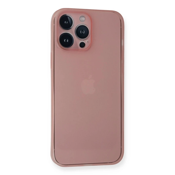 BFS  iPhone 14 Pro Max Kılıf PP Ultra İnce Kapak - Pembe