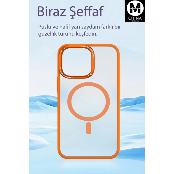 BFS  iPhone 14 Pro Max Kılıf Radyant Magsafe Kapak - Siyah