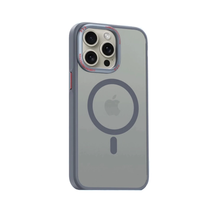 BFS  iPhone 14 Pro Max Kılıf Radyant Magsafe Kapak - Titan Gri