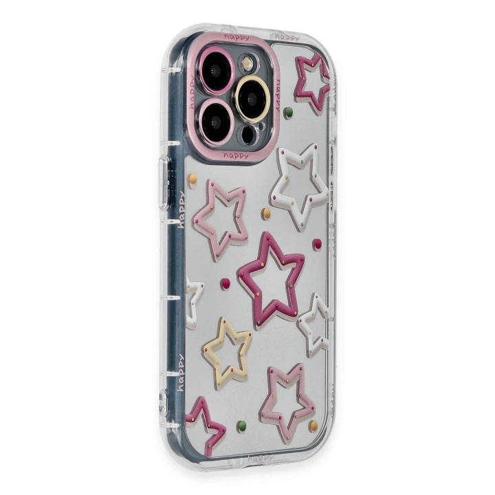 BFS  iPhone 14 Pro Max Kılıf Reflexion Desenli Kapak - Desen 3