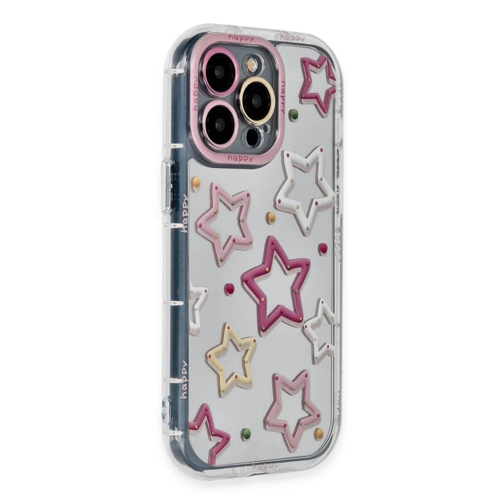 BFS  iPhone 14 Pro Max Kılıf Reflexion Desenli Kapak - Desen 3