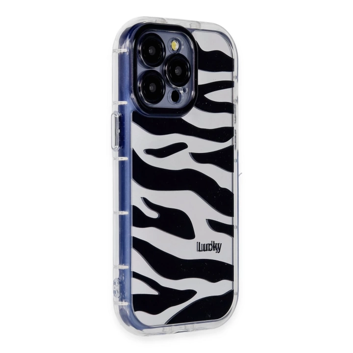 BFS  iPhone 14 Pro Max Kılıf Reflexion Desenli Kapak - Desen 9