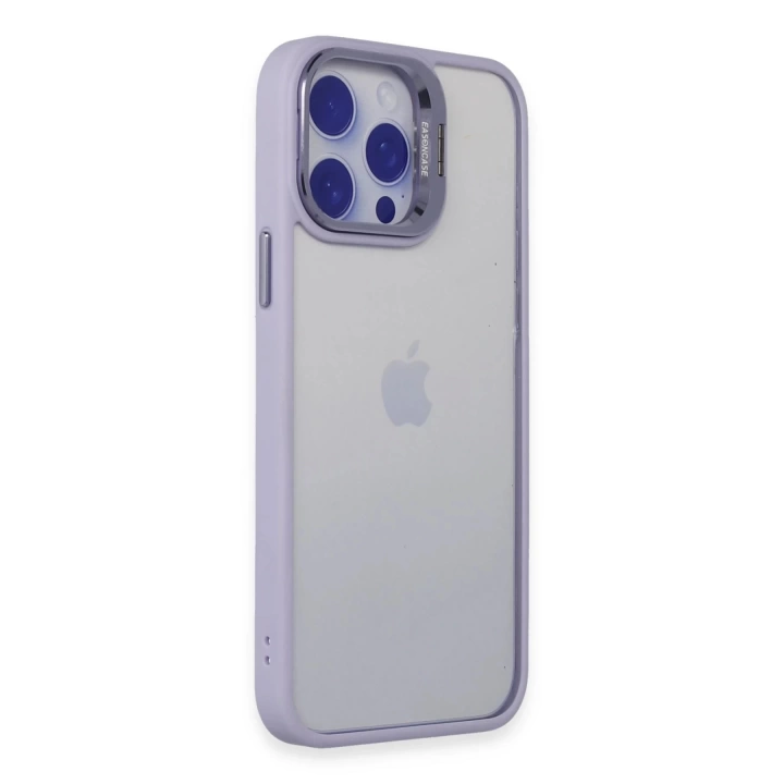 BFS  iPhone 14 Pro Max Kılıf Roblox Lens Standlı Kapak - Lila