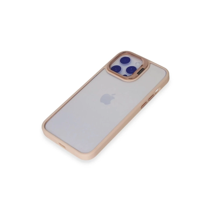 BFS  iPhone 14 Pro Max Kılıf Roblox Lens Standlı Kapak - Pudra