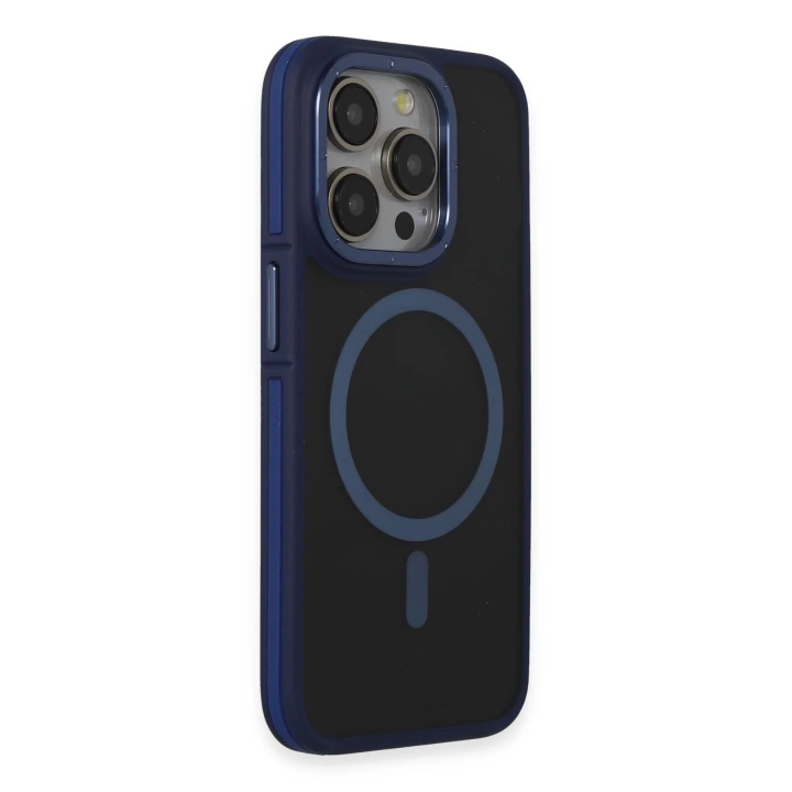 BFS  iPhone 14 Pro Max Kılıf Rocky Magsafe Kapak - Lacivert