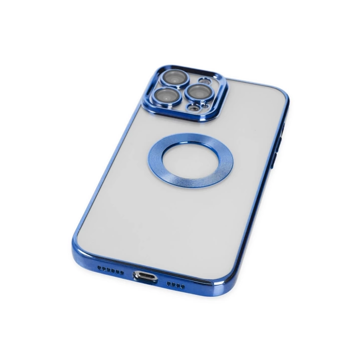 BFS  iPhone 14 Pro Max Kılıf Slot Silikon - Mavi