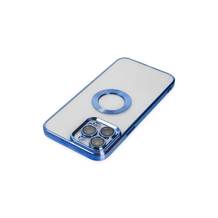 BFS  iPhone 14 Pro Max Kılıf Slot Silikon - Mavi