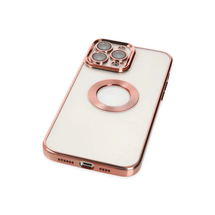 BFS  iPhone 14 Pro Max Kılıf Slot Silikon - Rose Gold