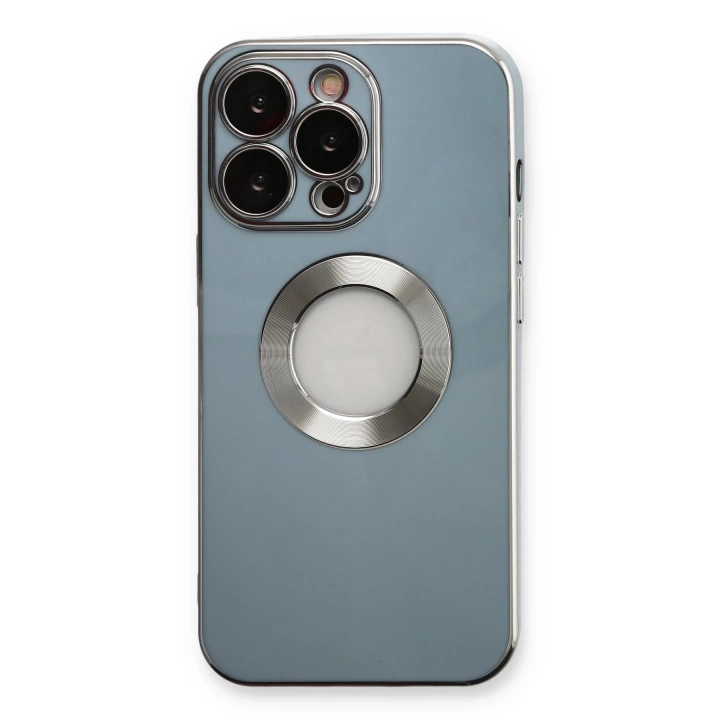 BFS  iPhone 14 Pro Max Kılıf Store Silikon - Sierra Blue