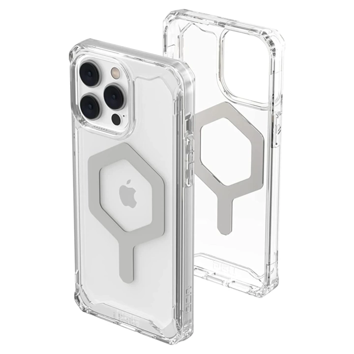 BFS  iPhone 14 Pro Max Kılıf Uag Plyo Magneticsafe Silikon - Şeffaf