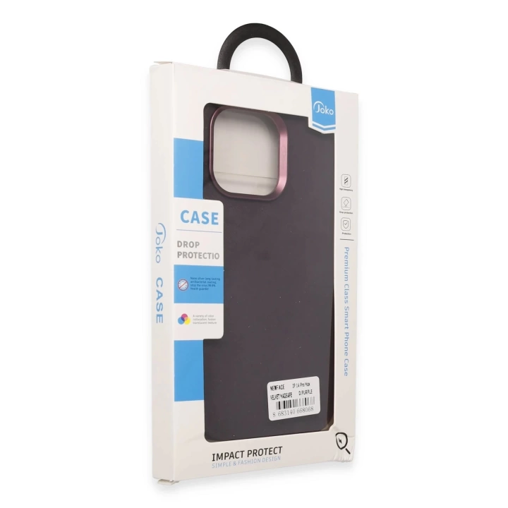 BFS  iPhone 14 Pro Max Kılıf Velvet Magsafe Kapak - Siyah