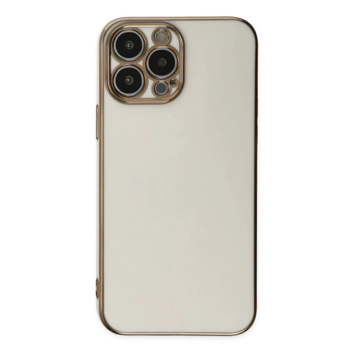BFS  iPhone 14 Pro Max Kılıf Volet Silikon - Beyaz