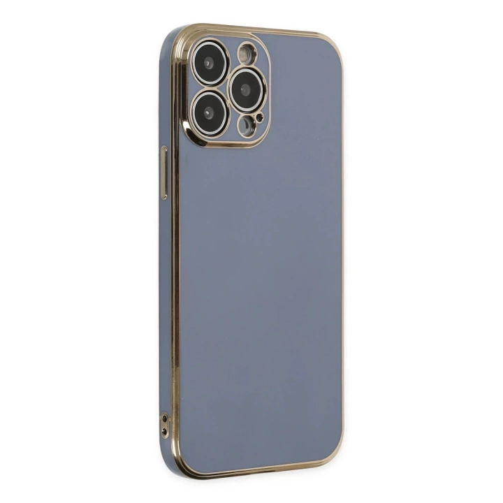 BFS  iPhone 14 Pro Max Kılıf Volet Silikon - Mavi
