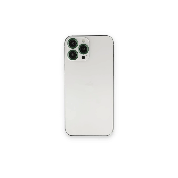 BFS  iPhone 14 Pro Max Metal Kamera Lens - Koyu Yeşil