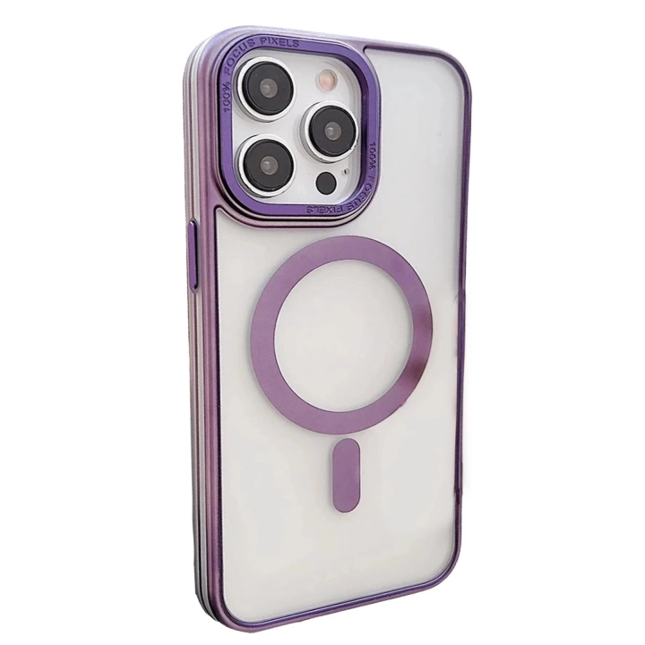 BFS  iPhone 14 Pro Max Montella Magsafe Kapak - Derin Mor