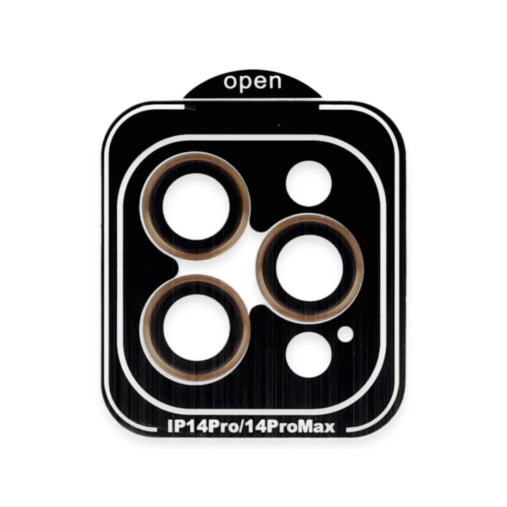 BFS  iPhone 14 Pro Max PVD Metal Kamera Lens - Turuncu