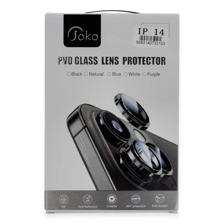 BFS  iPhone 14 Pro Max PVD Metal Kamera Lens - Turuncu