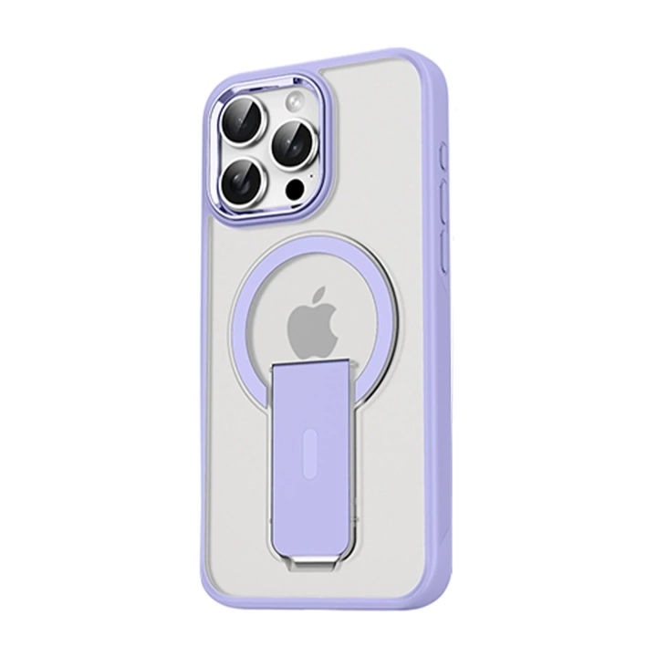 BFS  iPhone 14 Pro Max Tork Magsafe Standlı Kapak - Lila