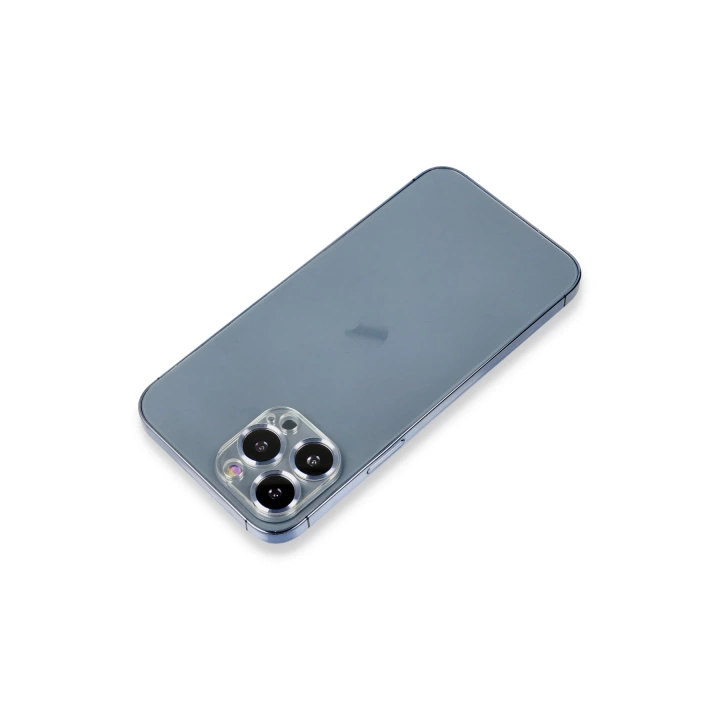 BFS  iPhone 14 Pro Metal Kamera Lens Koruma Cam - Sierra Blue