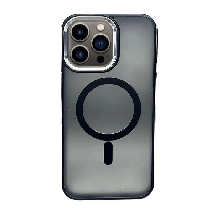 BFS  iPhone 14 Pro Solid Magsafe Kapak - Titan Gri