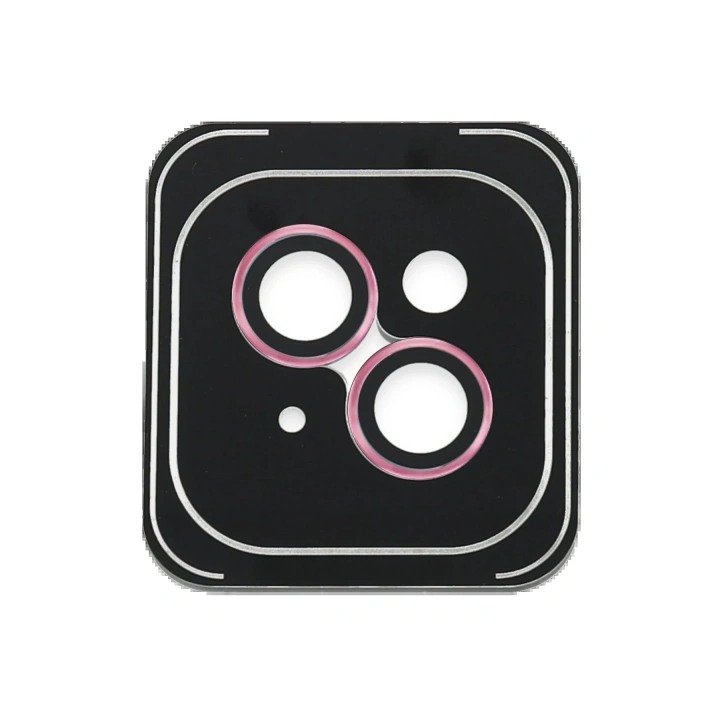 BFS iPhone 14 PVD Metal Kamera Lens - Pembe