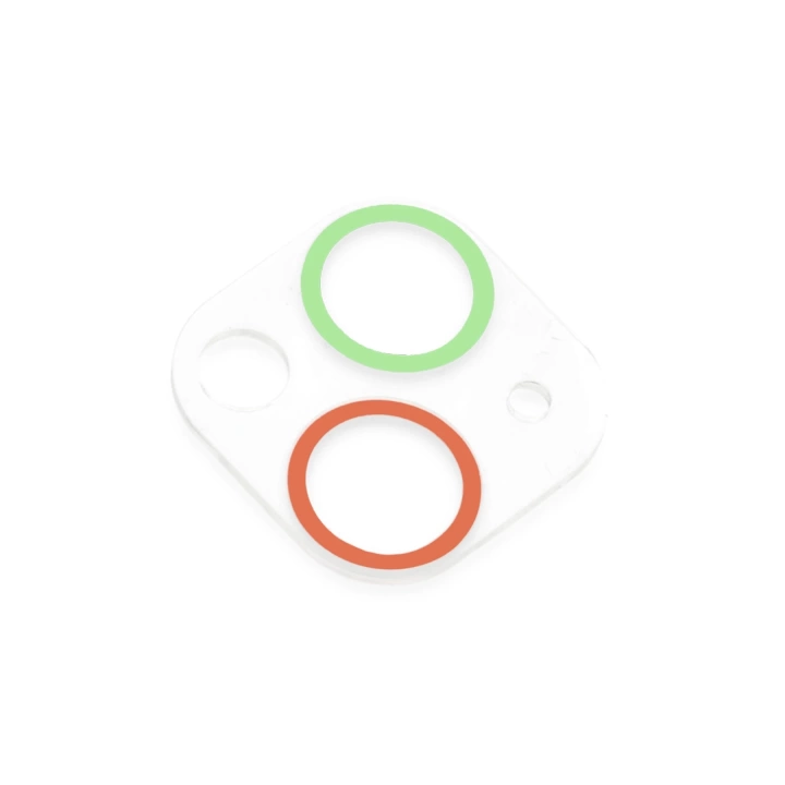 BFS  iPhone 14 Renkli Kamera Lens Koruma Cam - Yeşil-Pembe