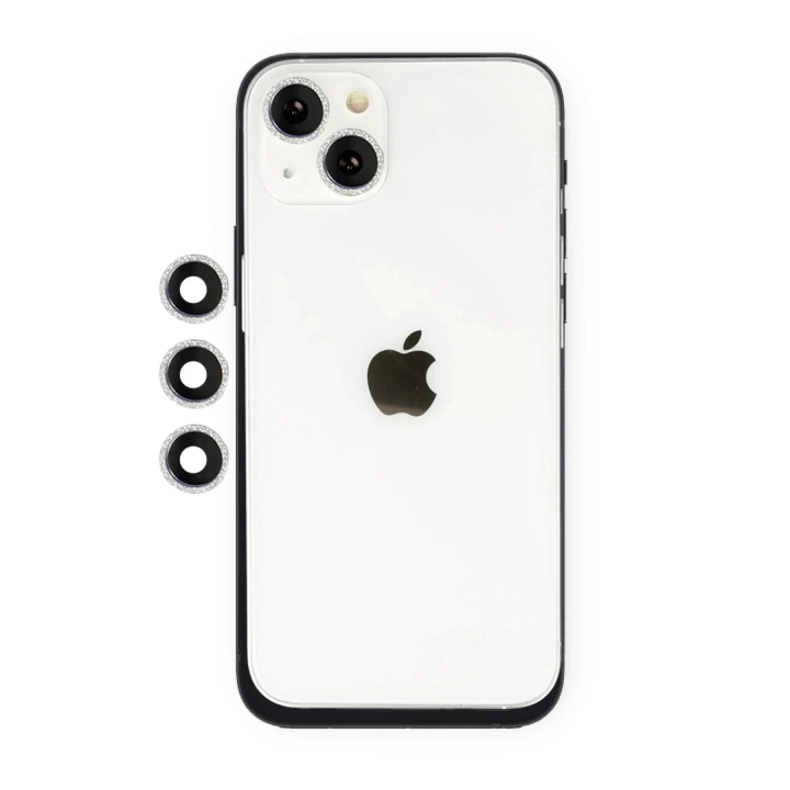 BFS  iPhone 14 Shine Kamera Lens - Gümüş