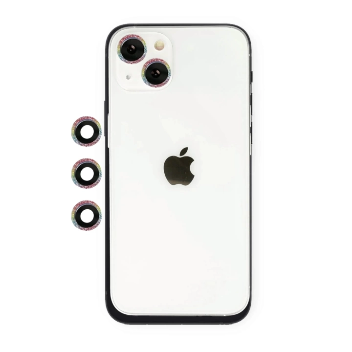 BFS  iPhone 14 Shine Kamera Lens - Rainbow