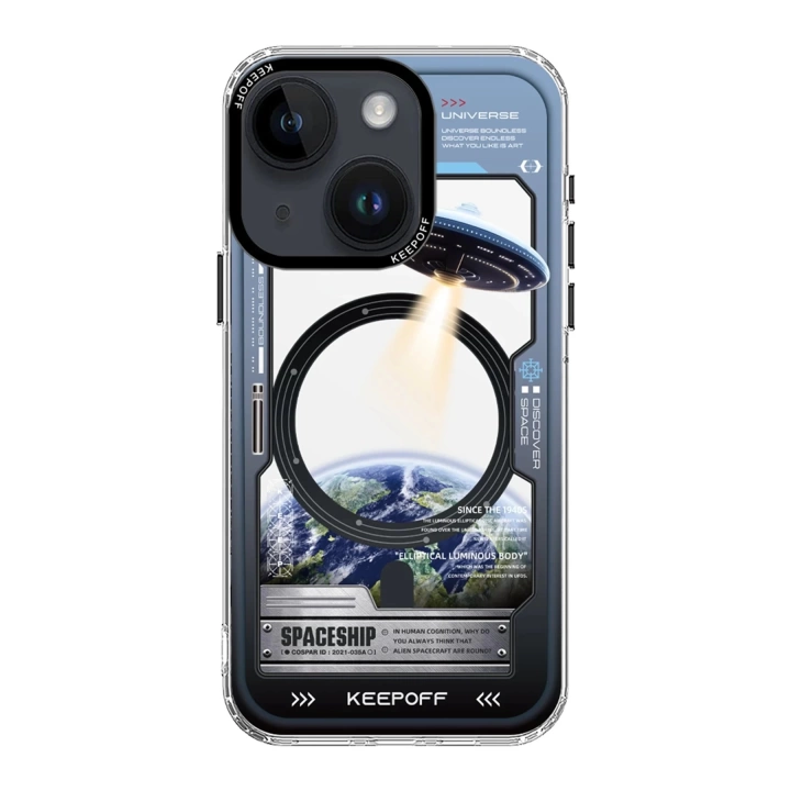BFS  iPhone 15 Aerospace Magsafe Kapak - Aircraft