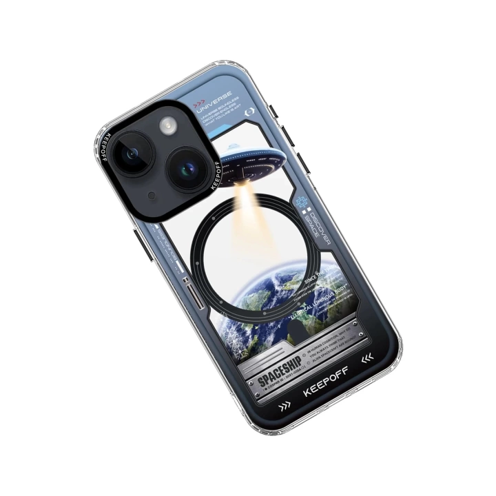 BFS  iPhone 15 Aerospace Magsafe Kapak - Aircraft