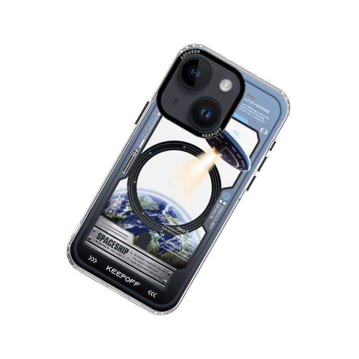 BFS  iPhone 15 Aerospace Magsafe Kapak - Aircraft
