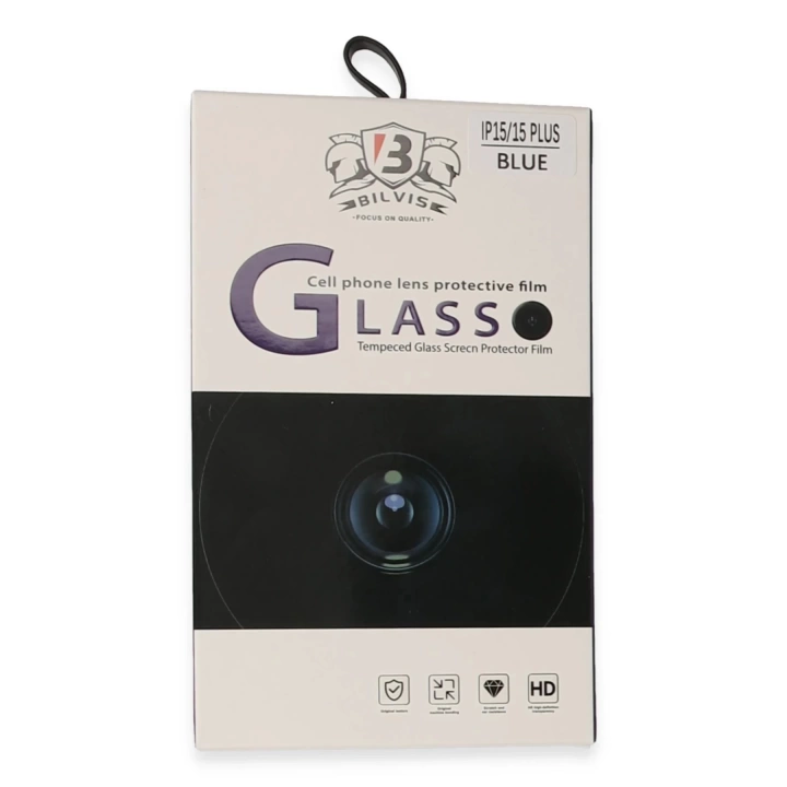 BFS iPhone 15 Bilvis Titan Kamera Lens - Sierra Blue