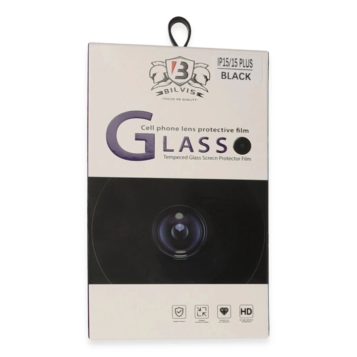 BFS iPhone 15 Bilvis Titan Kamera Lens - Siyah