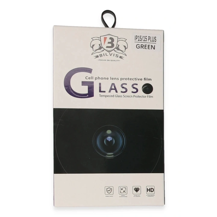 BFS iPhone 15 Bilvis Titan Kamera Lens - Yeşil