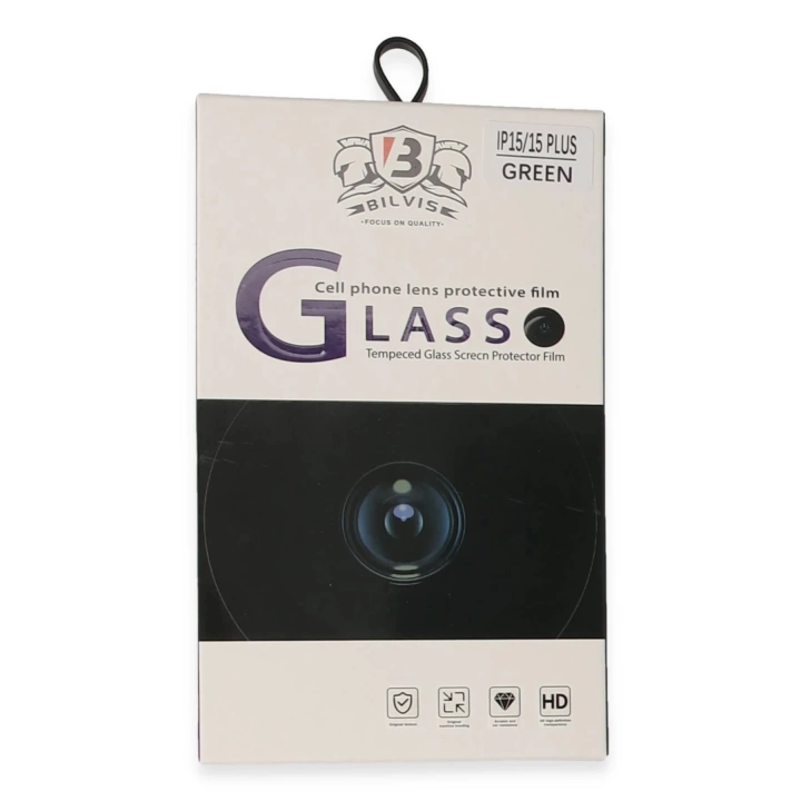 BFS iPhone 15 Bilvis Titan Kamera Lens - Yeşil