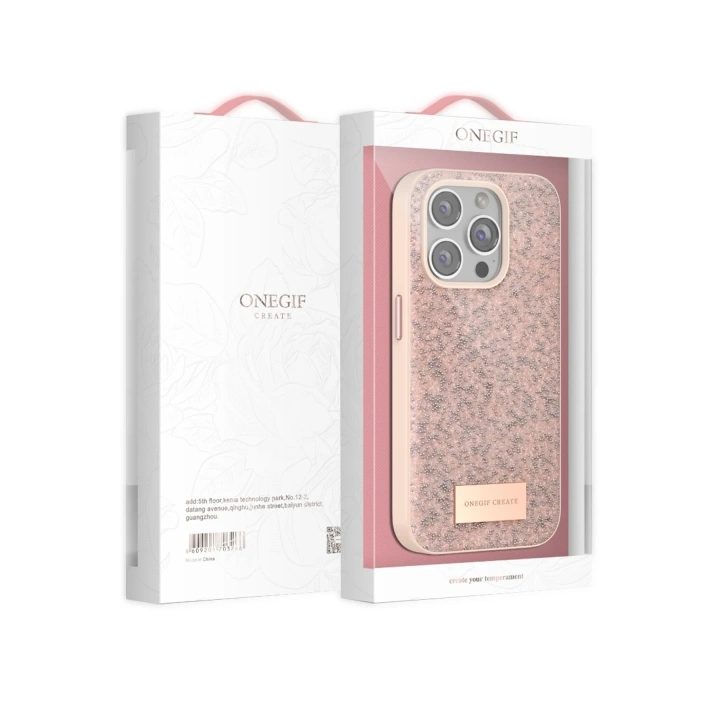 BFS  iPhone 15 Bright Simli Kapak - Siyah