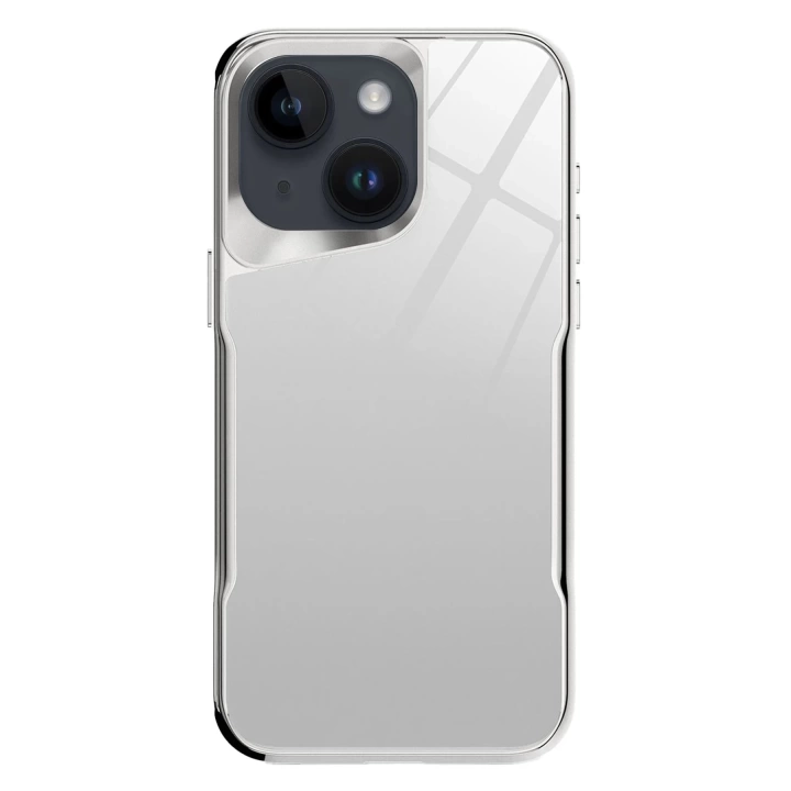 BFS  iPhone 15 Craft Kapak - Gümüş
