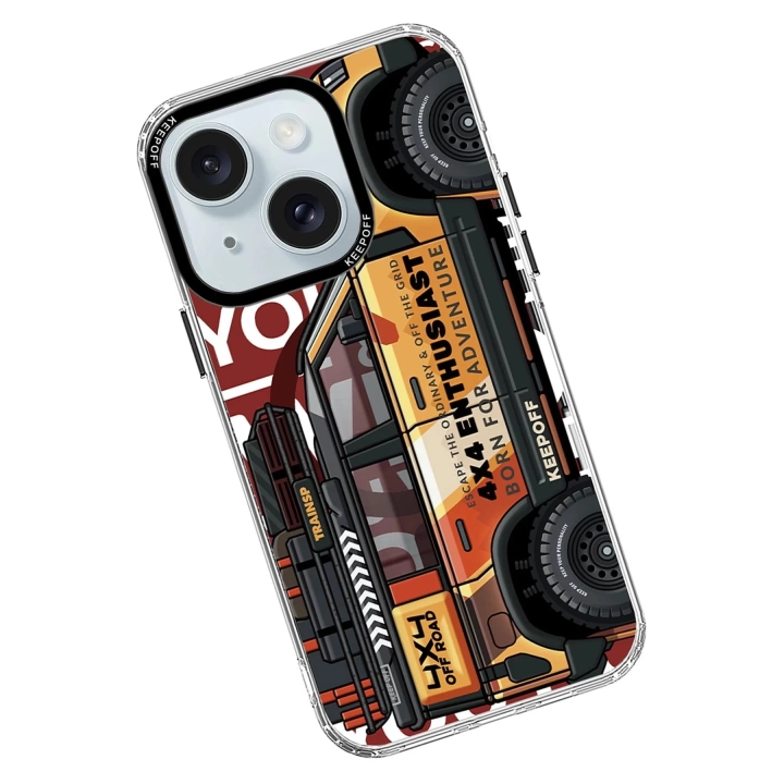BFS  iPhone 15 Cross Country Travel Magsafe Kapak - Desert