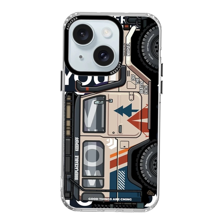 BFS  iPhone 15 Cross Country Travel Magsafe Kapak - Jungle