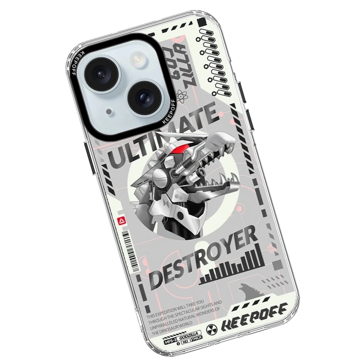 BFS  iPhone 15 DNA Magsafe Kapak - Godzilla