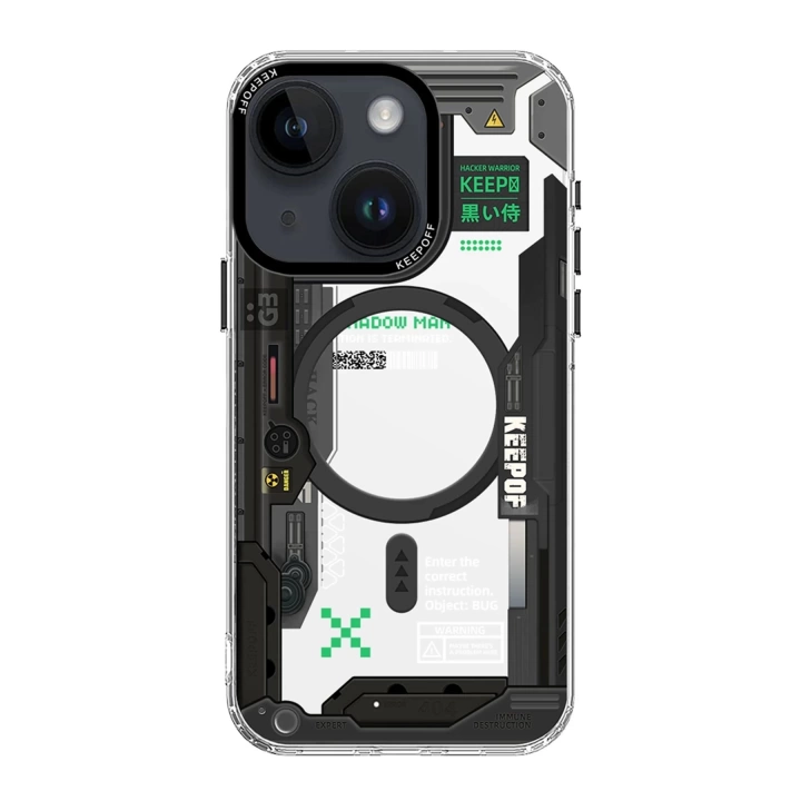 BFS  iPhone 15 Future Armor Magsafe Kapak - Black Samurai