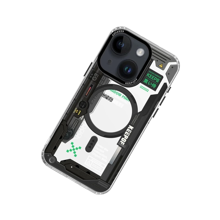 BFS  iPhone 15 Future Armor Magsafe Kapak - Black Samurai
