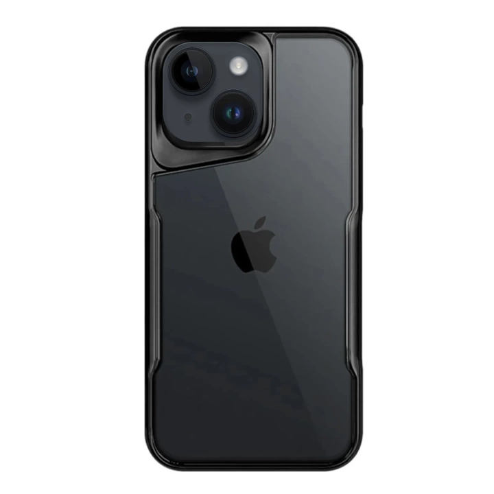 BFS  iPhone 15 Kılıf Boyi Silikon Kapak - Siyah