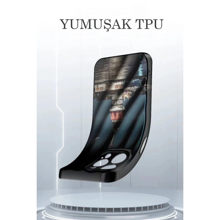 BFS  iPhone 15 Kılıf Crew Desenli Kapak - Çiçek