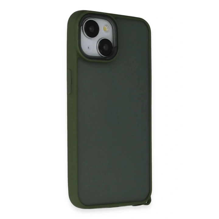 BFS iPhone 15 Kılıf Elegant Kapak - Yeşil