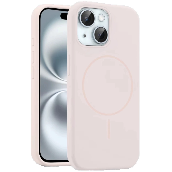 BFS iPhone 15 Kılıf Jully Magsafe Kapak - Pembe