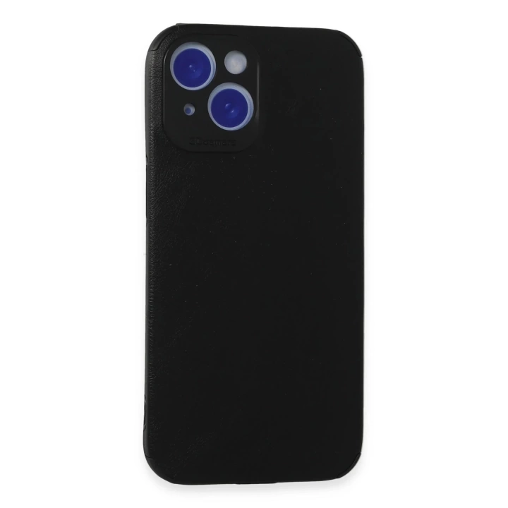 BFS  iPhone 15 Kılıf Loop Deri Silikon - Siyah