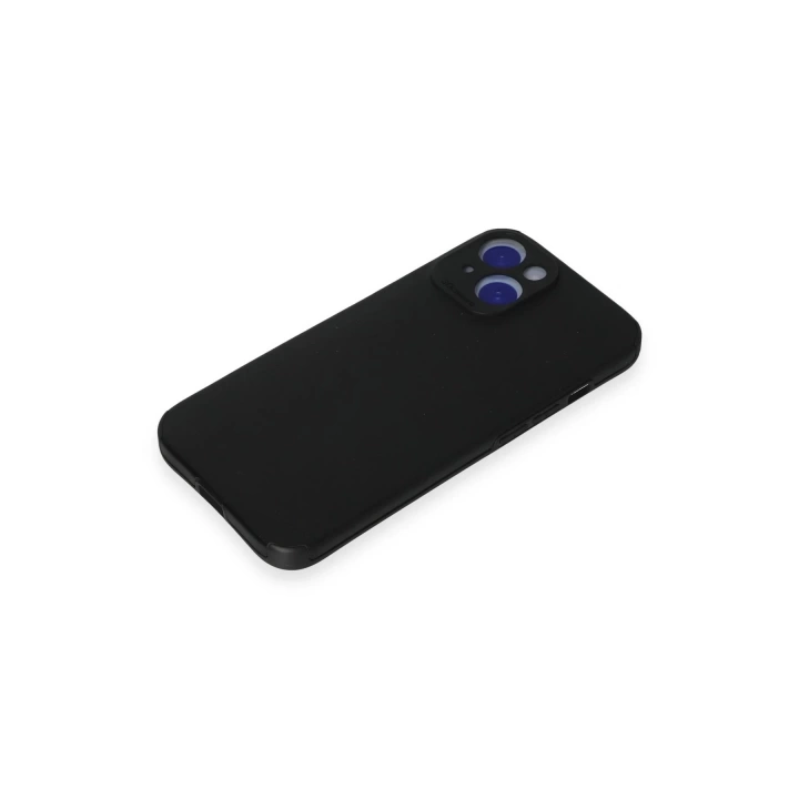 BFS  iPhone 15 Kılıf Loop Deri Silikon - Siyah